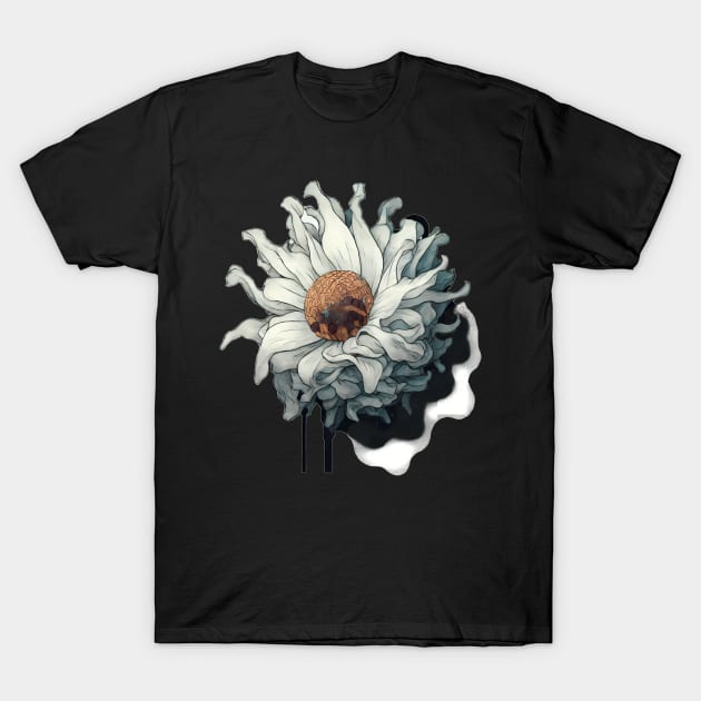 Abstract chamomile illustration T-Shirt by KOTYA